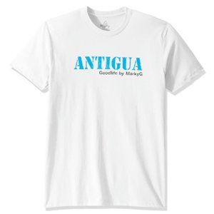 Marky G Apparel Men's 6410-ANTIGUA- Short Sleeve Crew Neck T Shirt White -Small